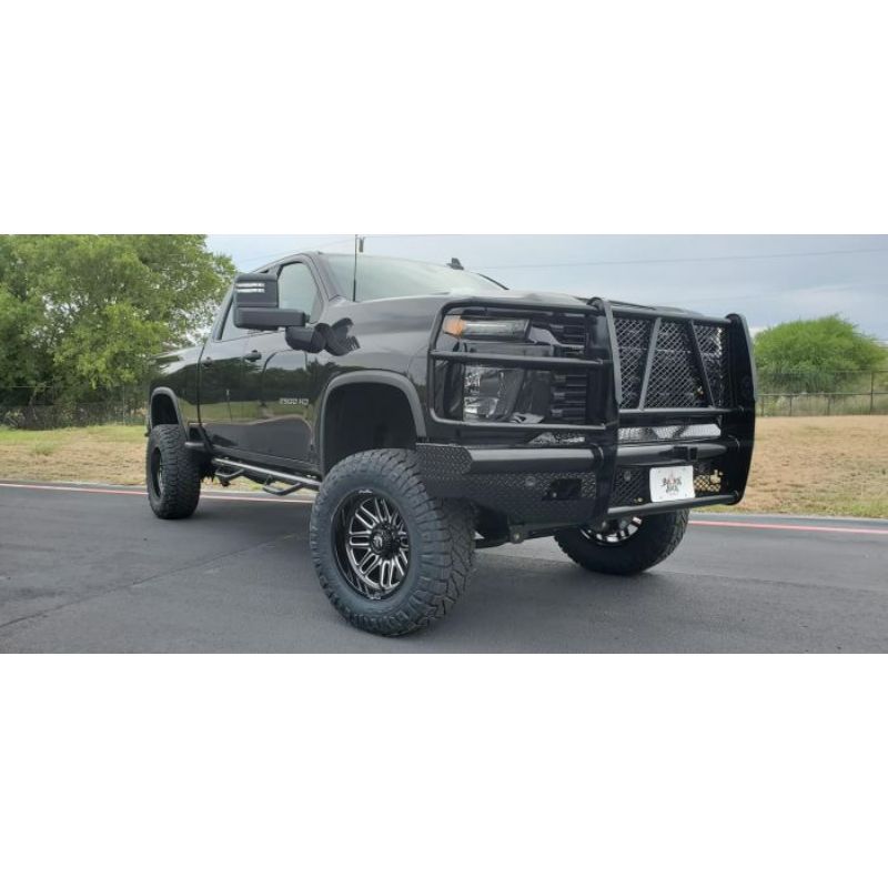 Ranch Hand Legend Series Front Bumper W/ Grille Guard Fits Select 20-23 Chevrolet Silverado 2500 HD/3500 HD Model FBC201BLR