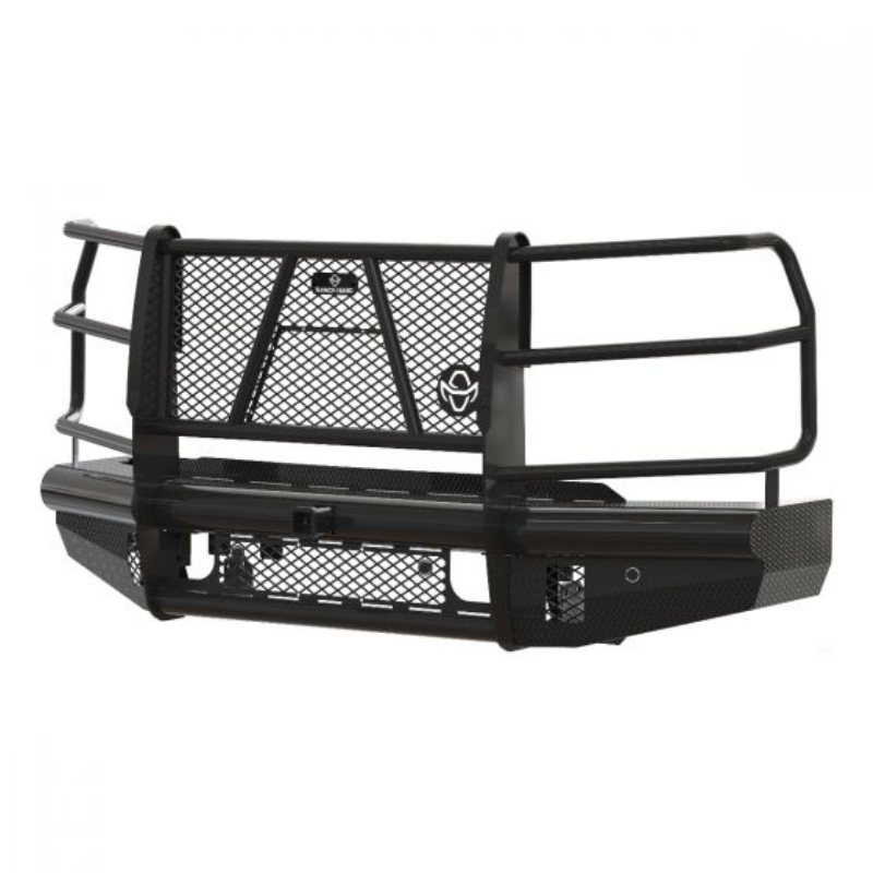 Ranch Hand Legend Series Front Bumper W/ Grille Guard Fits Select 24-25 Chevrolet Silverado 2500 HD/3500 HD Model FBC241BLR