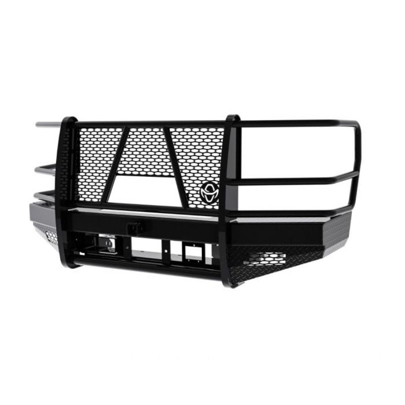 Ranch Hand Sport Series Winch Ready Front Bumper W/ Grille Guard Fits Select 17-22 Ford Super Duty F-250/F-350/F-450/F-550 Model FBF205BLR