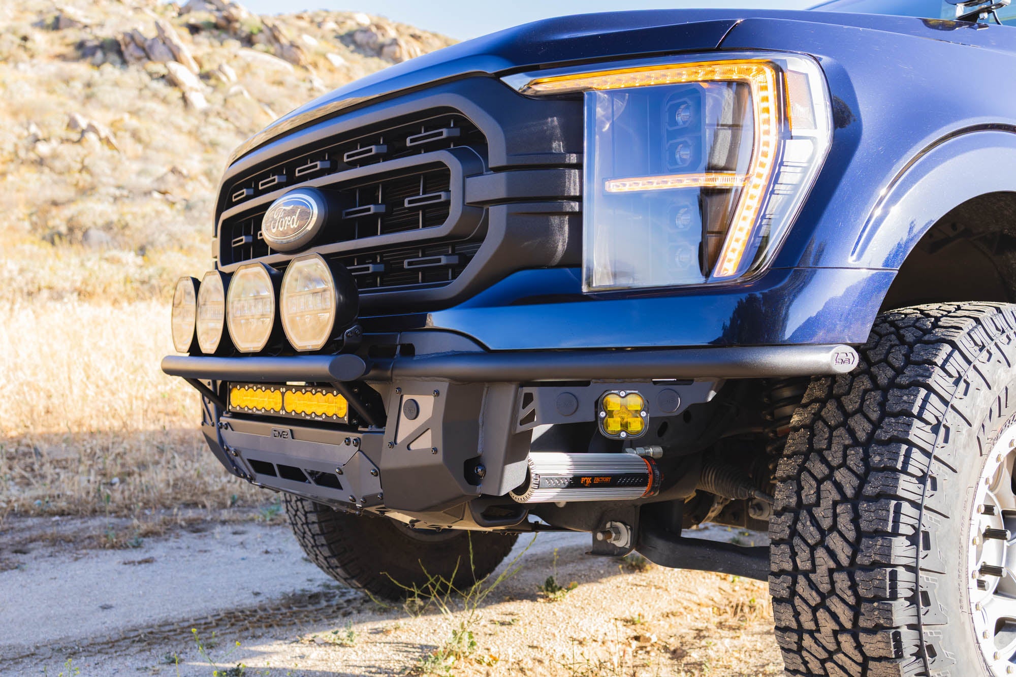 2021 2023 Ford F 150 Tube Front Bumper DV8 Offroad