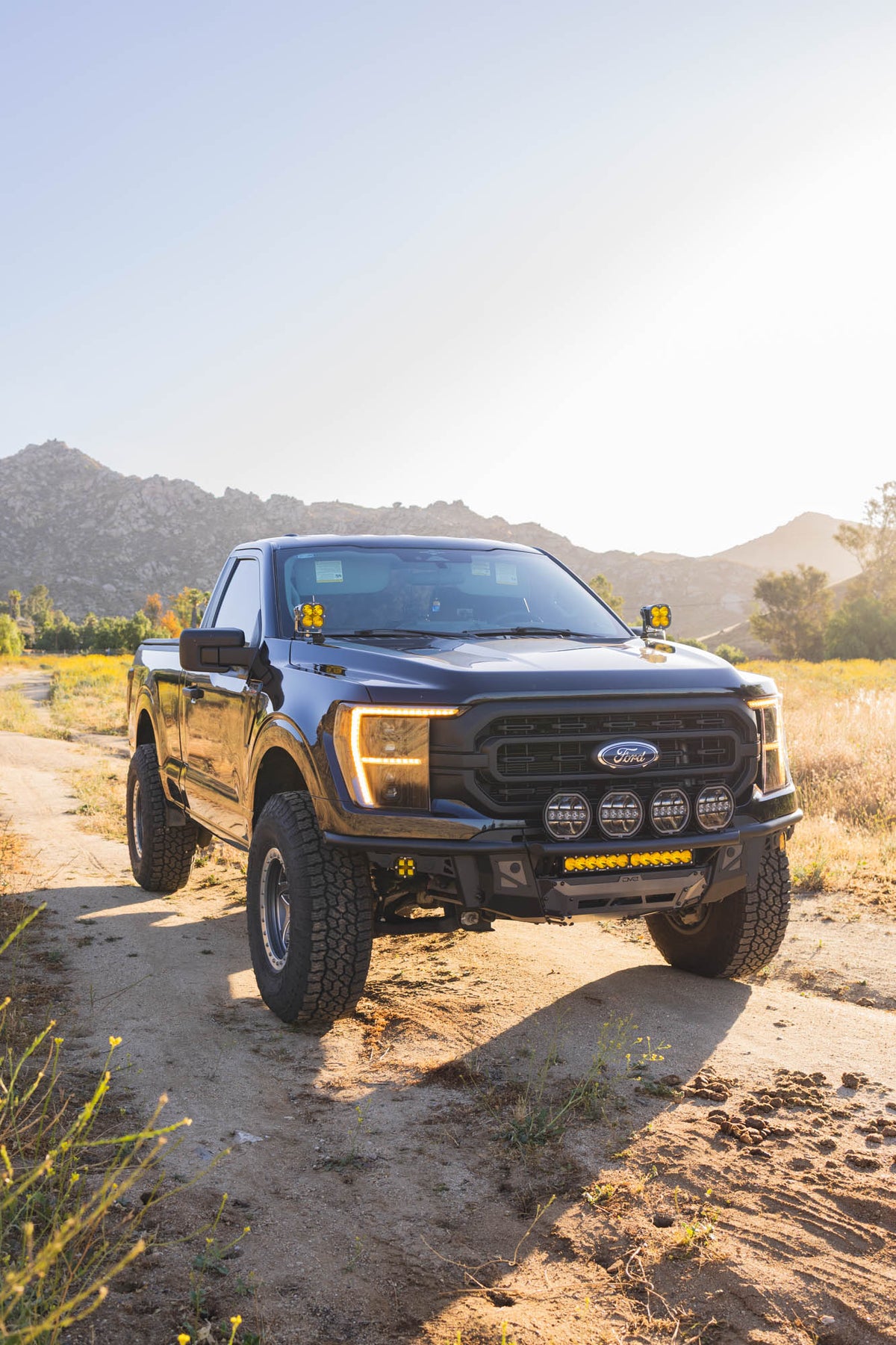 2021 2023 Ford F 150 Tube Front Bumper DV8 Offroad