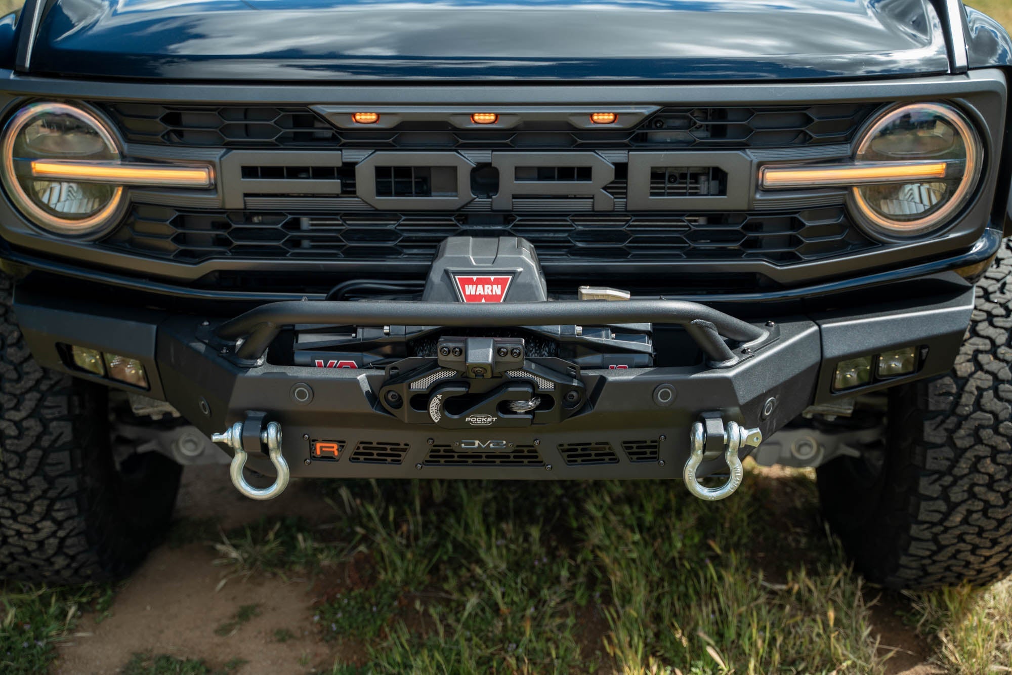 2022 2024 Ford Bronco Spec Series Winch Front Bumper DV8 Offroad