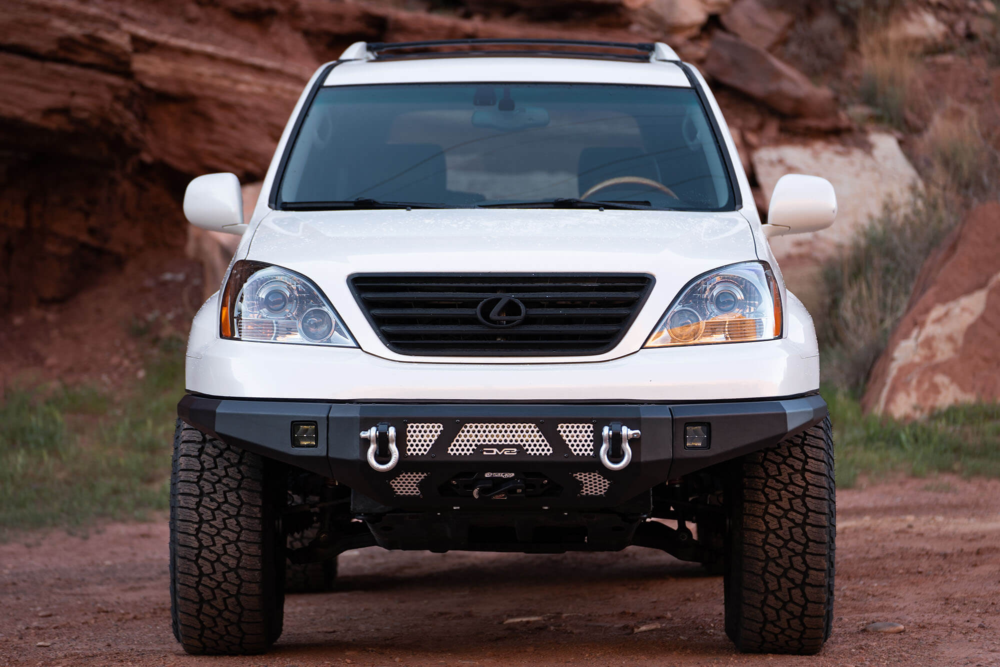 2003 2009 Lexus Gx 470 Mto Series Winch Front Bumper DV8 Offroad