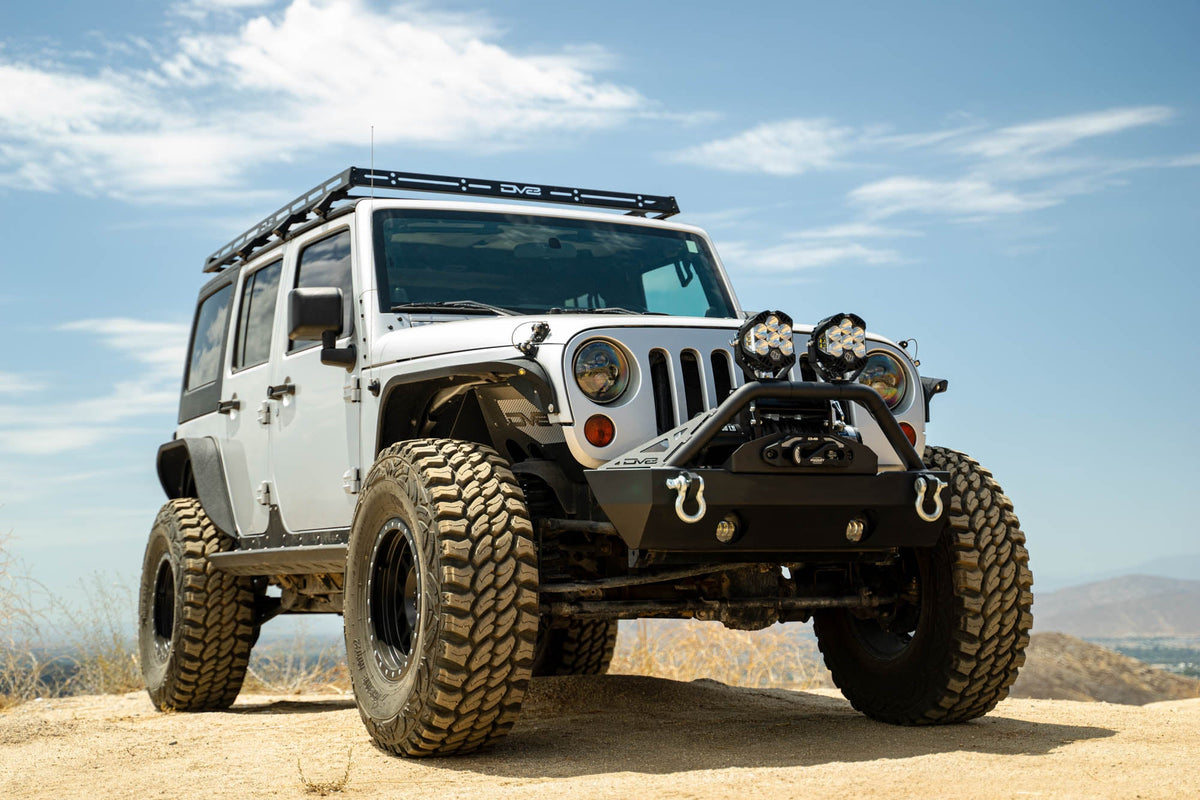 2007 2025 Jeep Gladiator JT Wrangler JK JKU JL JLU Fs 15 Series Front Bumper DV8 Offroad