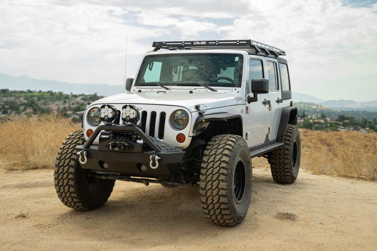 2007 2025 Jeep Gladiator JT Wrangler JK JKU JL JLU Fs 15 Series Front Bumper DV8 Offroad