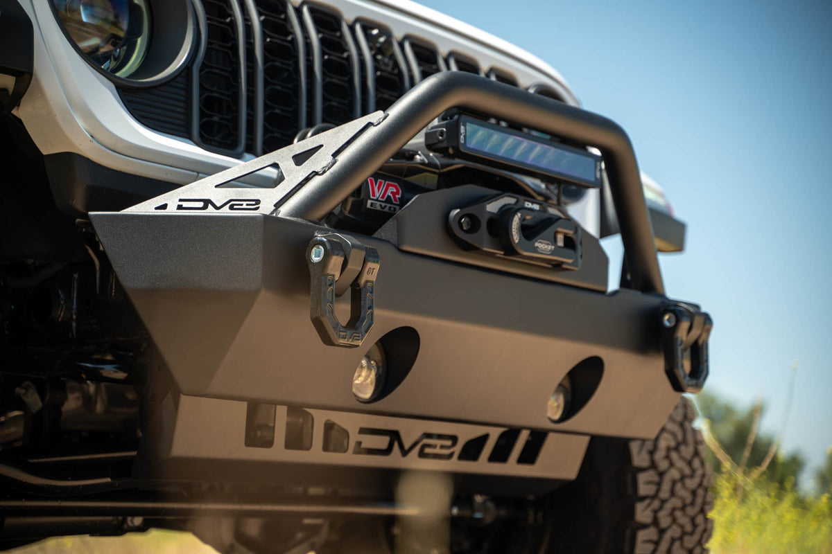 2007 2025 Jeep Gladiator JT Wrangler JK JKU JL JLU Fs 15 Series Front Bumper DV8 Offroad