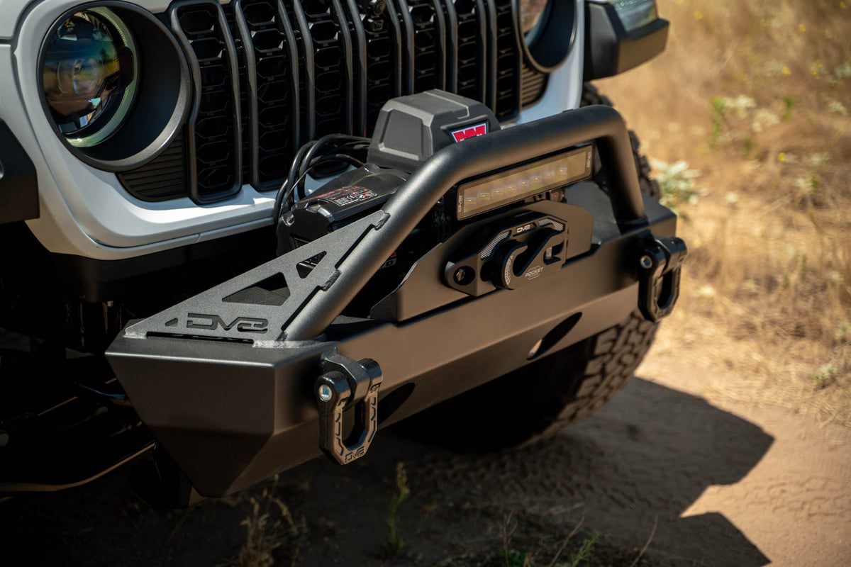 2007 2025 Jeep Gladiator JT Wrangler JK JKU JL JLU Fs 15 Series Front Bumper DV8 Offroad