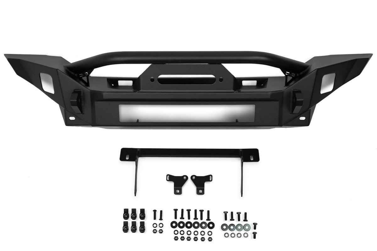 2007 2025 Jeep GladiatorJT Wrangler JK JKU JL JLU Fs 7 Mid Width Winch Front Bumper DV8 Offroad