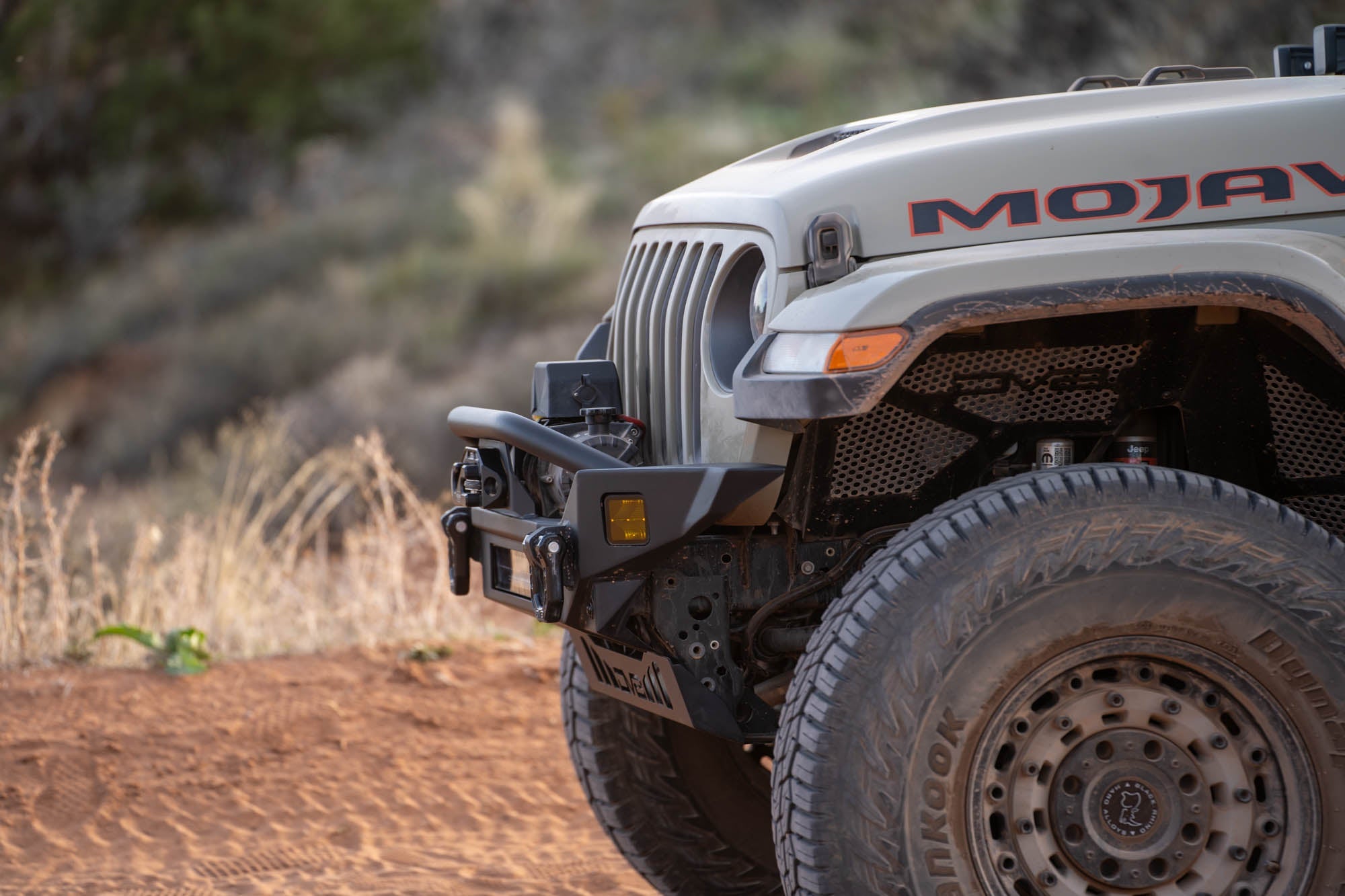 2007 2025 Jeep GladiatorJT Wrangler JK JKU JL JLU Fs 7 Mid Width Winch Front Bumper DV8 Offroad