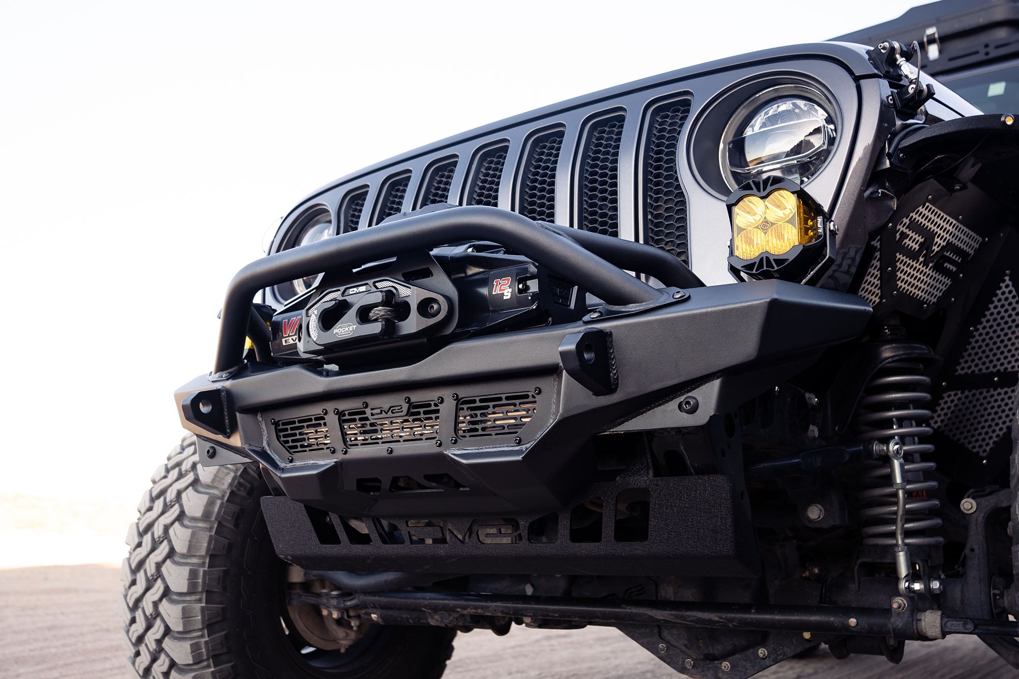 2018 2025 Jeep Gladiator Wrangler Spec Series Front Bumper DV8 Offroad