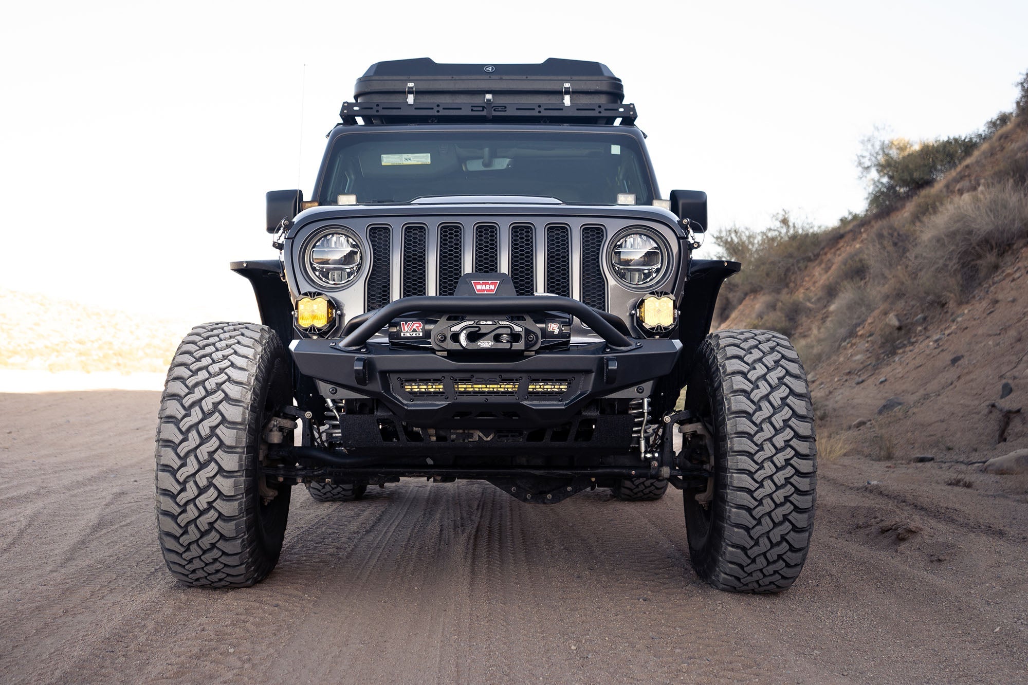 2018 2025 Jeep Gladiator Wrangler Spec Series Front Bumper DV8 Offroad