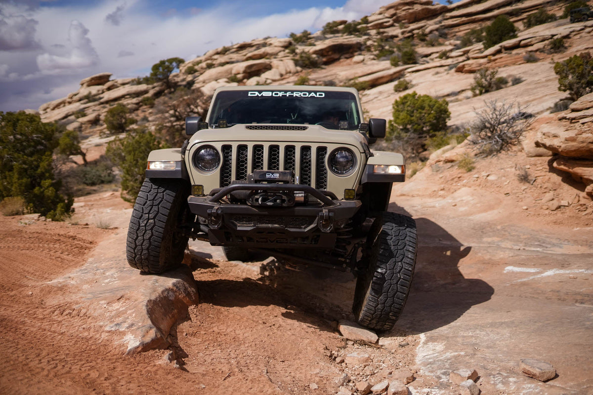 2018 2025 Jeep Gladiator Wrangler Spec Series Front Bumper DV8 Offroad