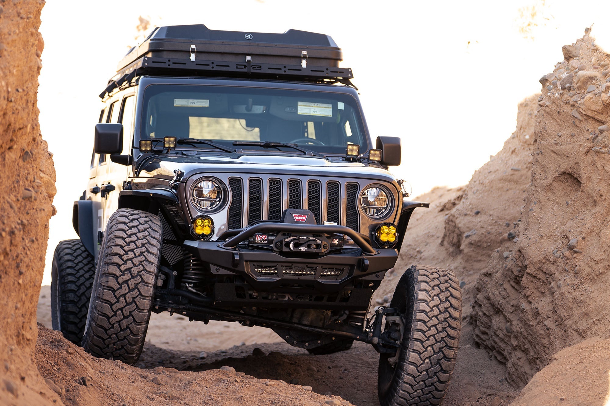2018 2025 Jeep Gladiator Wrangler Spec Series Front Bumper DV8 Offroad