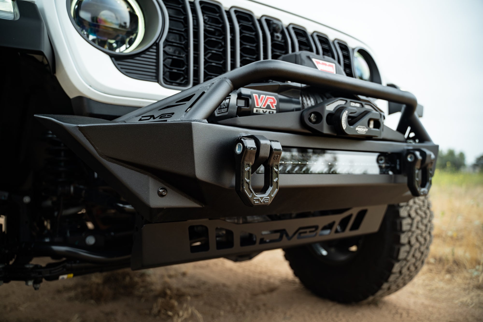 2007 2025 Jeep GladiatorJT Wrangler JK JKU JL JLU Fs 1 Series Stubby Front Bumper DV8 Offroad