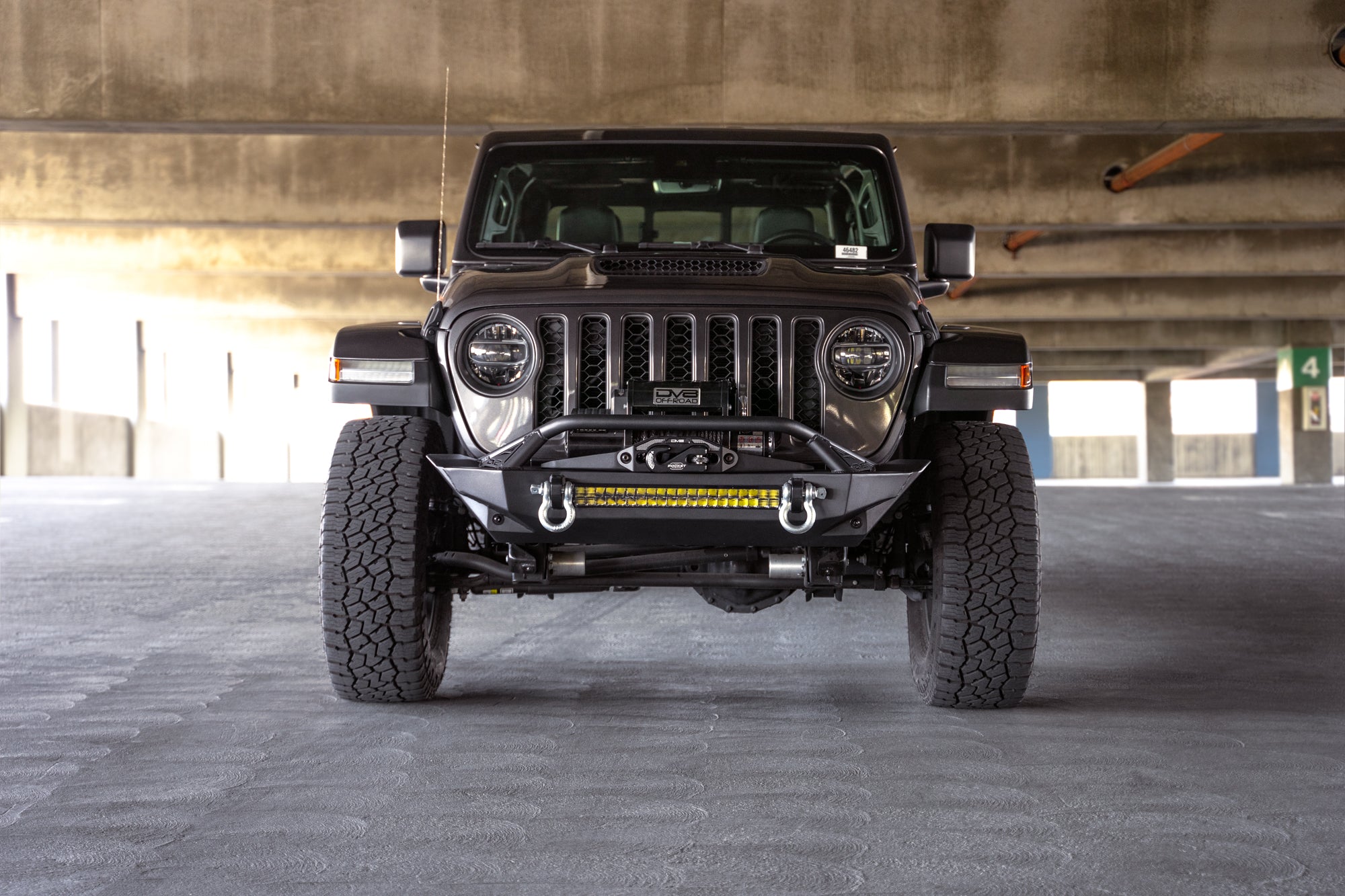 2007 2025 Jeep GladiatorJT Wrangler JK JKU JL JLU Fs 1 Series Stubby Front Bumper DV8 Offroad