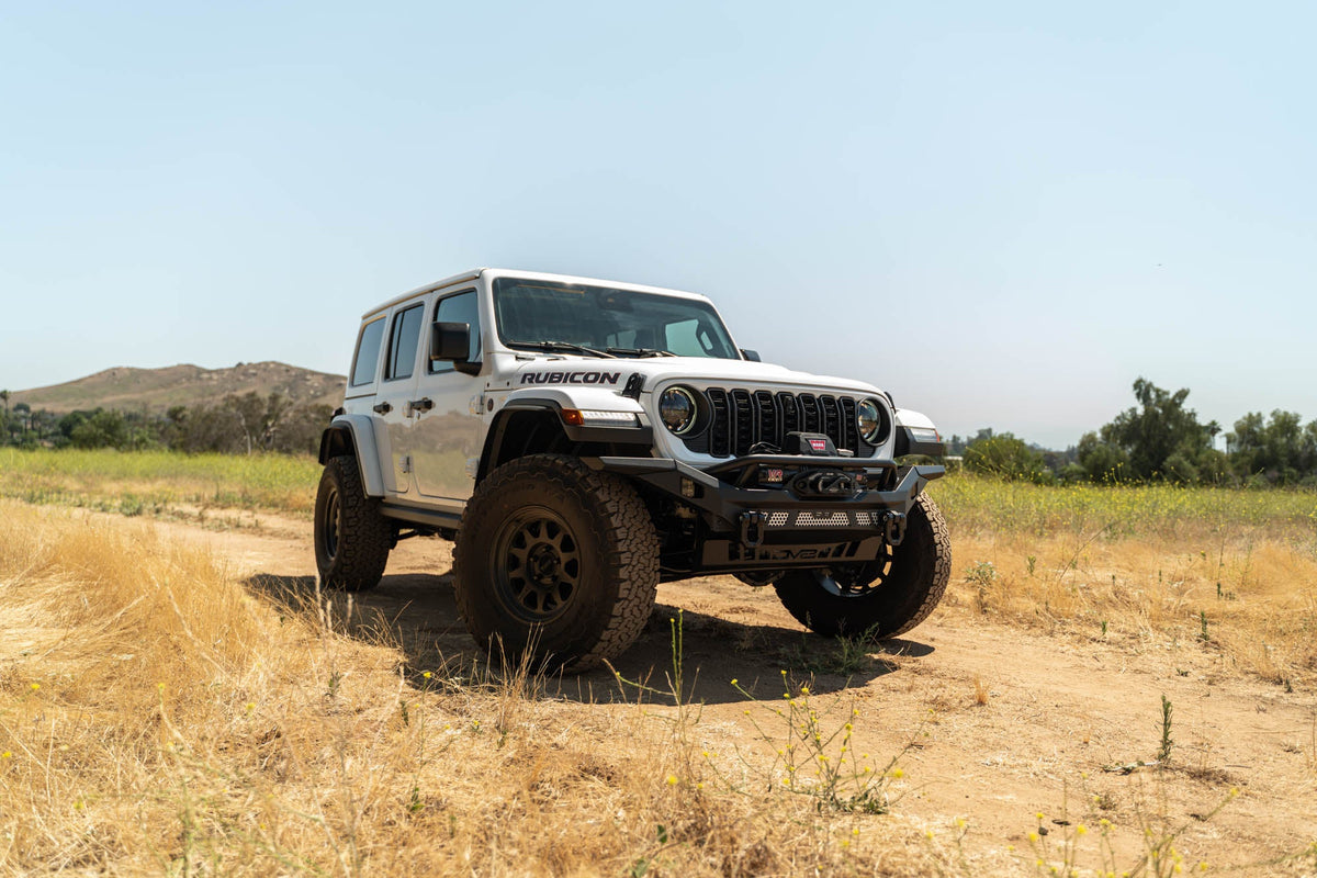 2007 2025 Jeep GladiatorJT Wrangler JK JKU JL JLU Mto Series Front Bumper DV8 Offroad