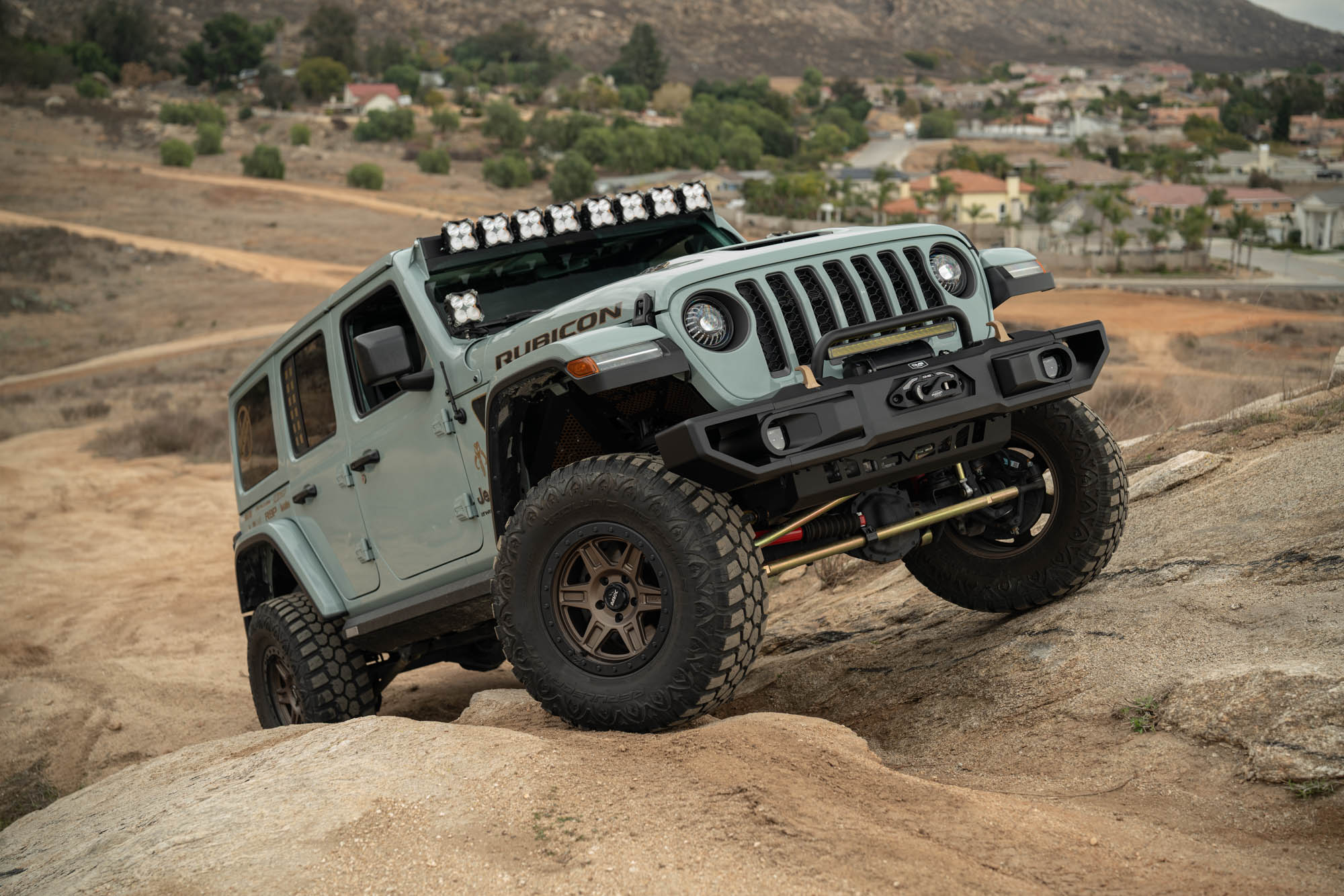 2018 2025 Jeep Wrangler JL & 2020 2025 Gladiator JT OE Plus Front Bumper DV8 Offroad