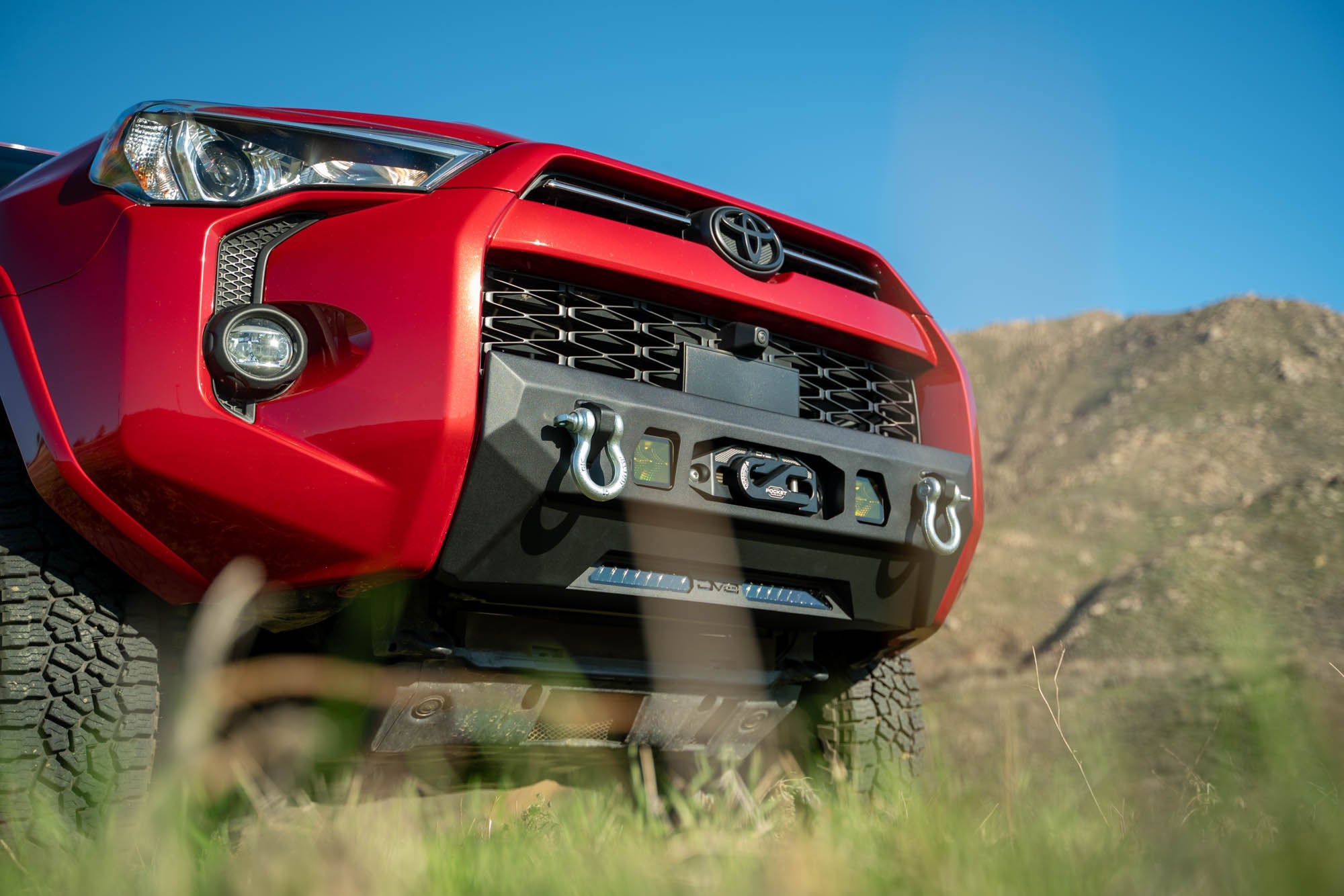 2014 2024 Toyota 4Runner Centric Series Winch Front Bumper DV8 Offroad