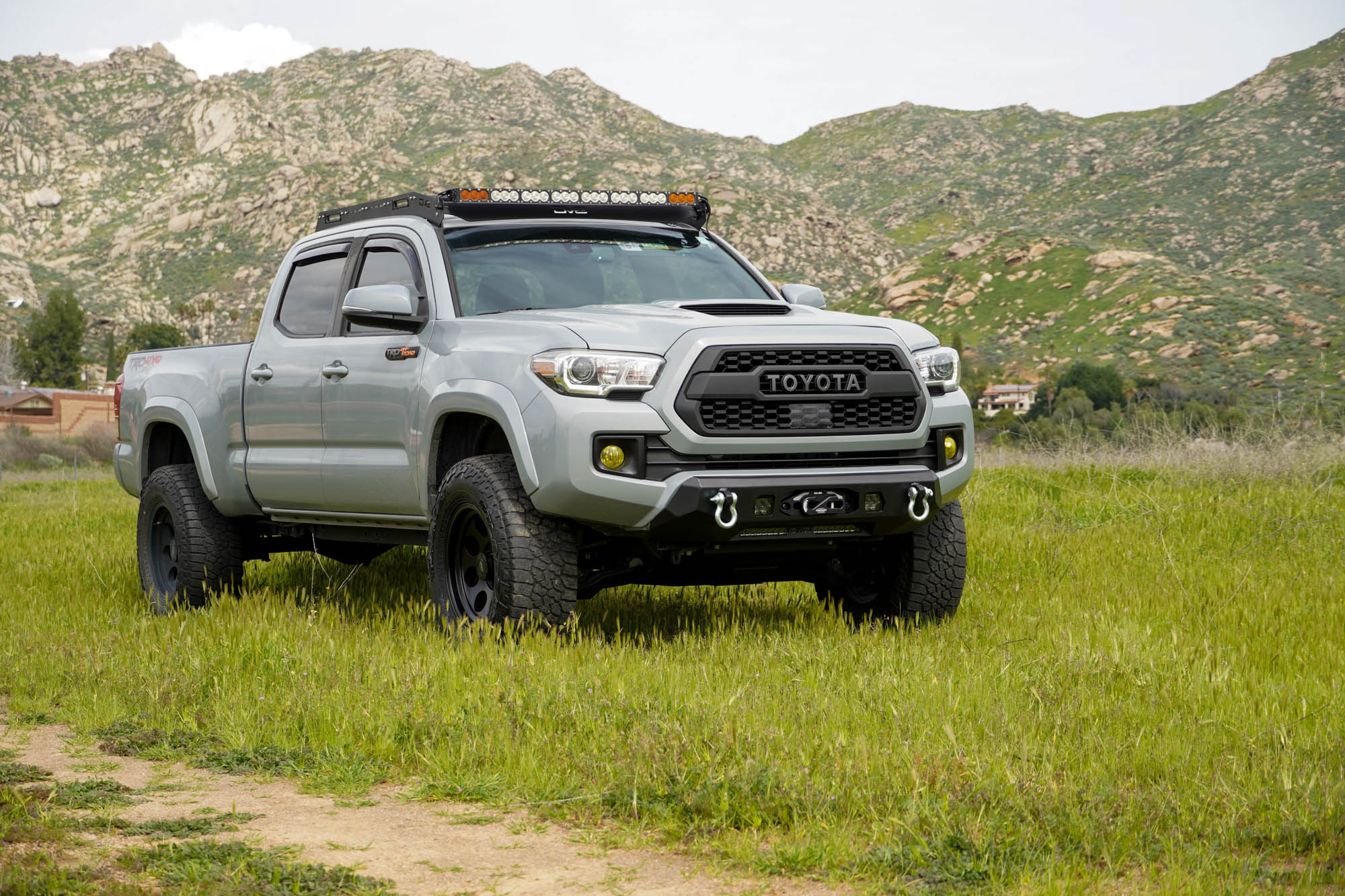 2016 2023 Toyota Tacoma Centric Winch Front Bumper DV8 Offroad
