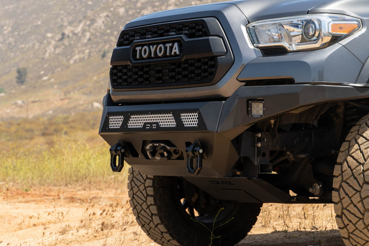 2016 2023 Toyota Tacoma Mto Series Winch Front Bumper DV8 Offroad