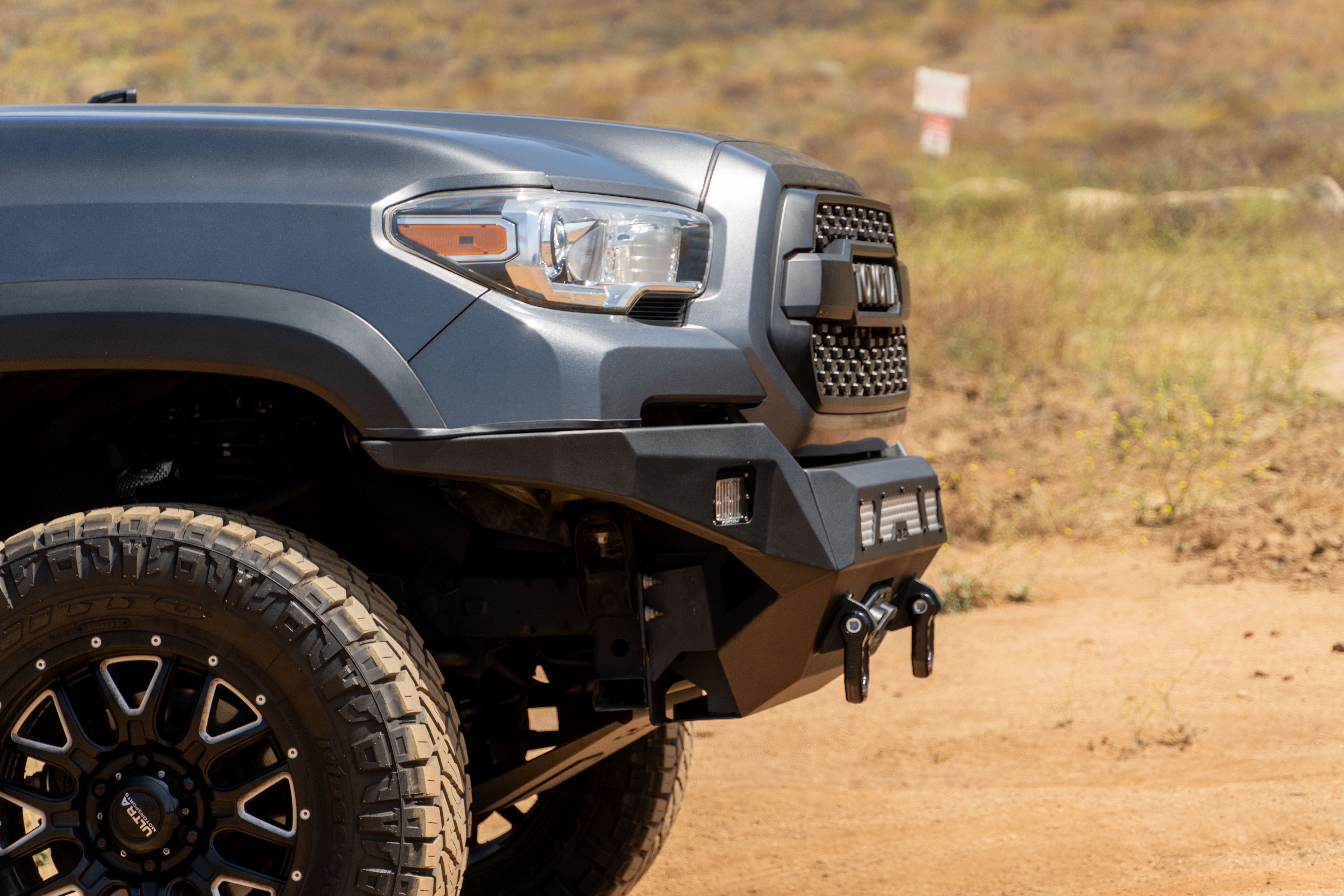 2016 2023 Toyota Tacoma Mto Series Winch Front Bumper DV8 Offroad