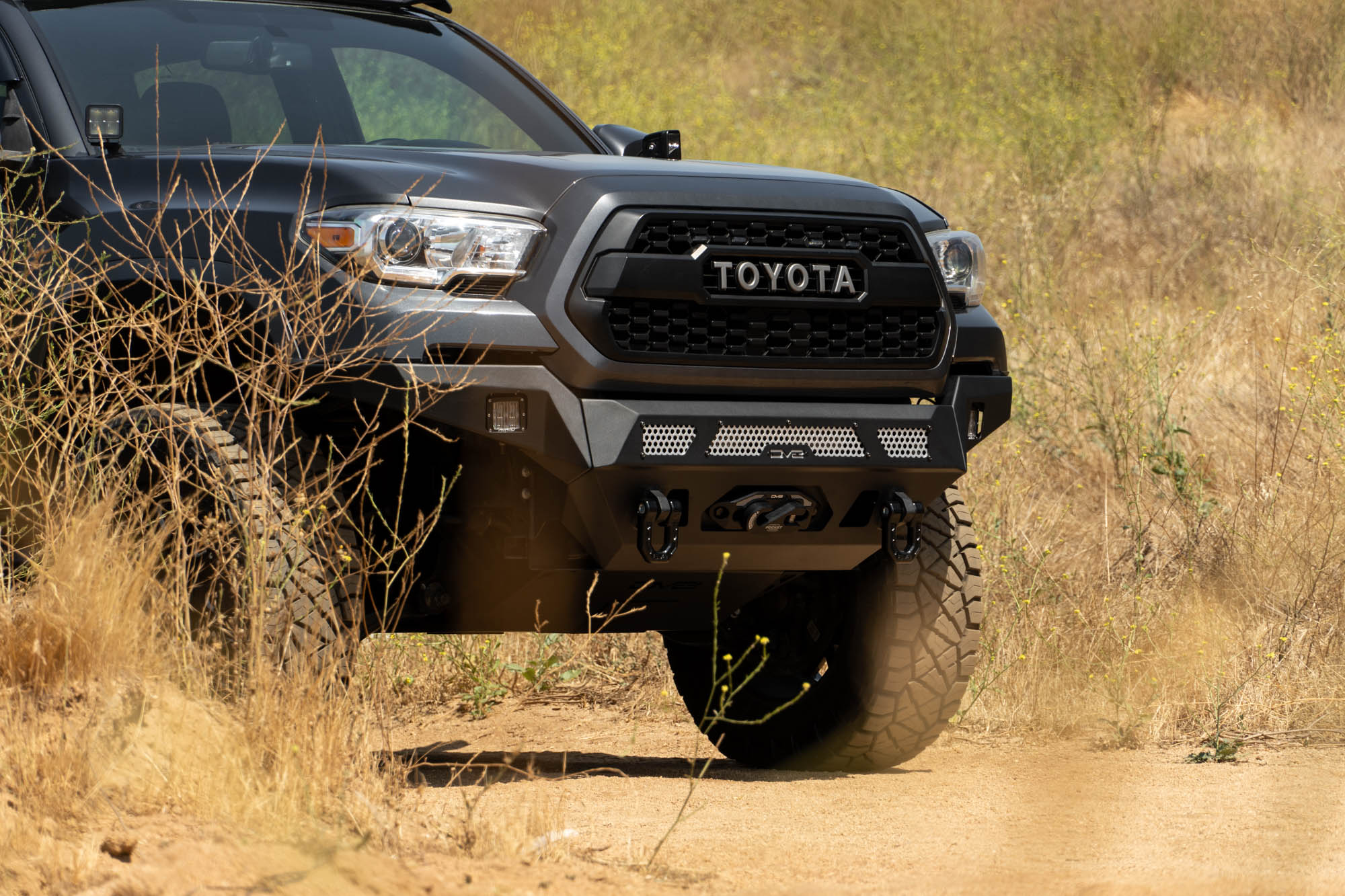 2016 2023 Toyota Tacoma Mto Series Winch Front Bumper DV8 Offroad