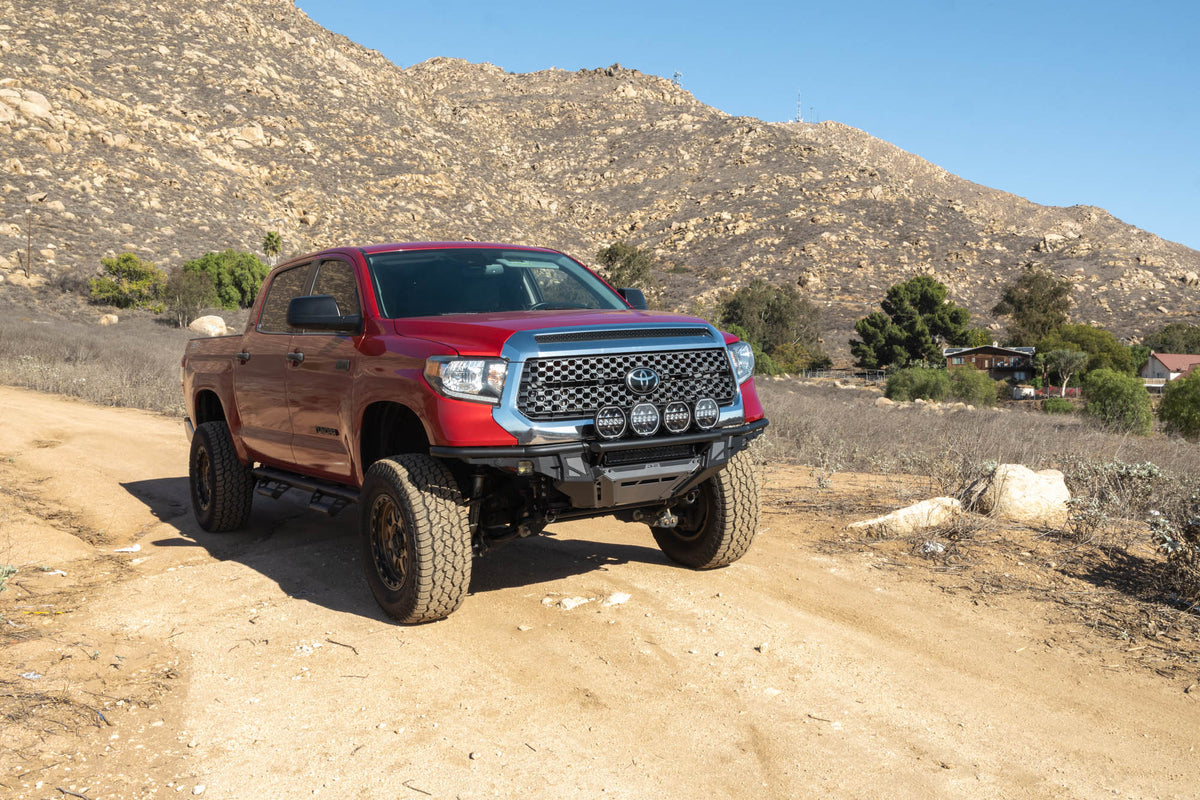 2014 2021 Toyota Tundra Tube Front Bumper DV8 Offroad