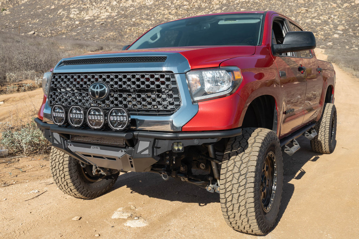 2014 2021 Toyota Tundra Tube Front Bumper DV8 Offroad
