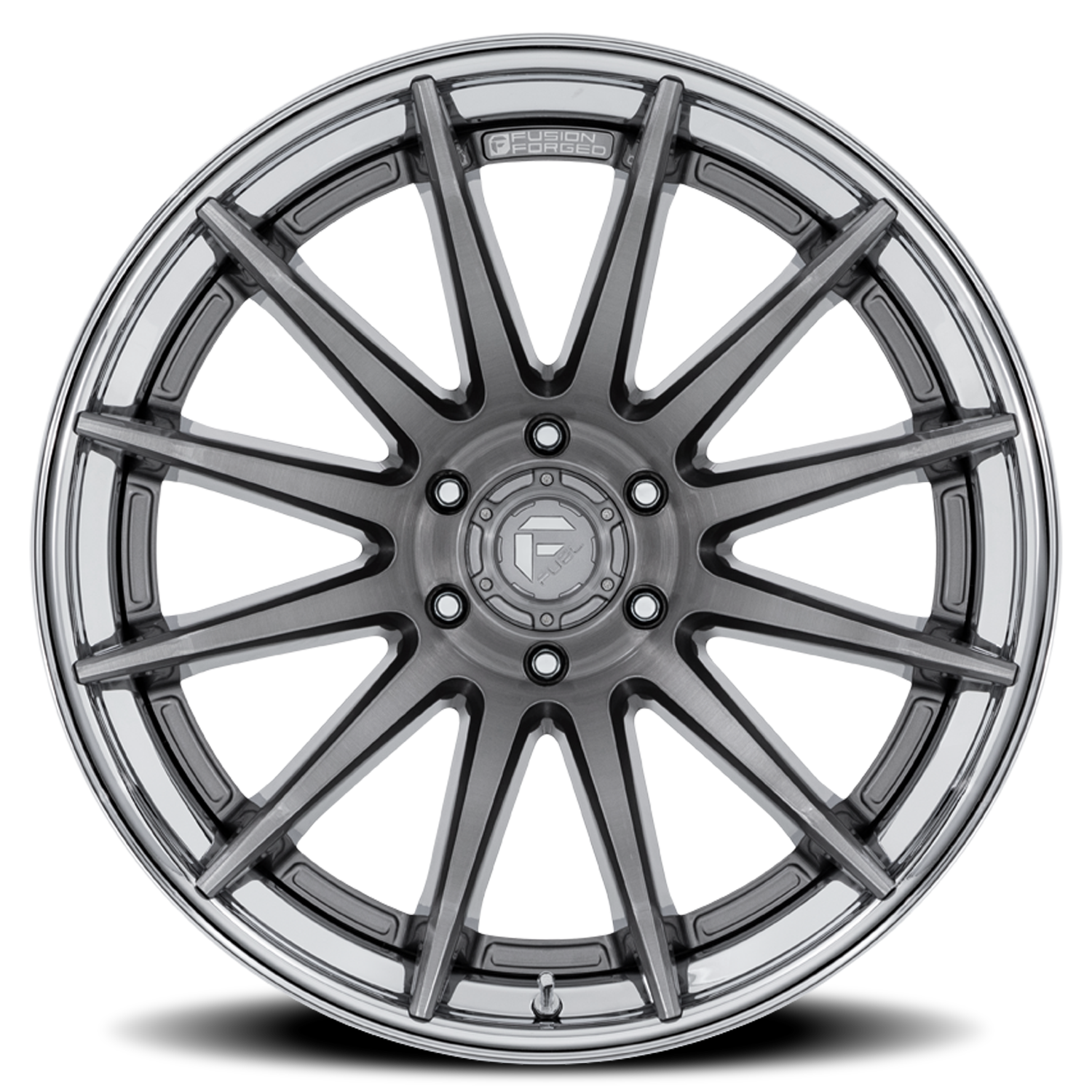 Aluminum Wheels 22X12 Burn FC403AP 6 On 139.7 Platinum Silver Chrome Lip 106.1 Bore -44 Offset Fuel Off Road Wheels