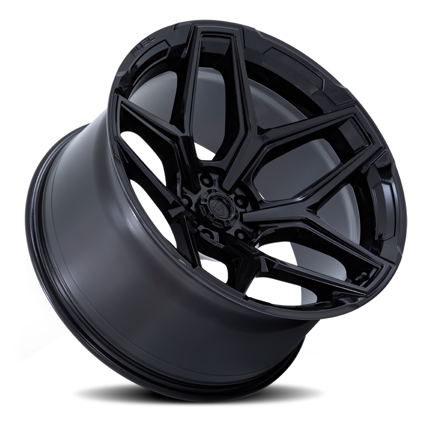 Aluminum Wheels 20X9 Flux 6 FC854BX 6 On 139.7 Gloss Black 106.1 Bore 1 Offset Fuel Off Road Wheels