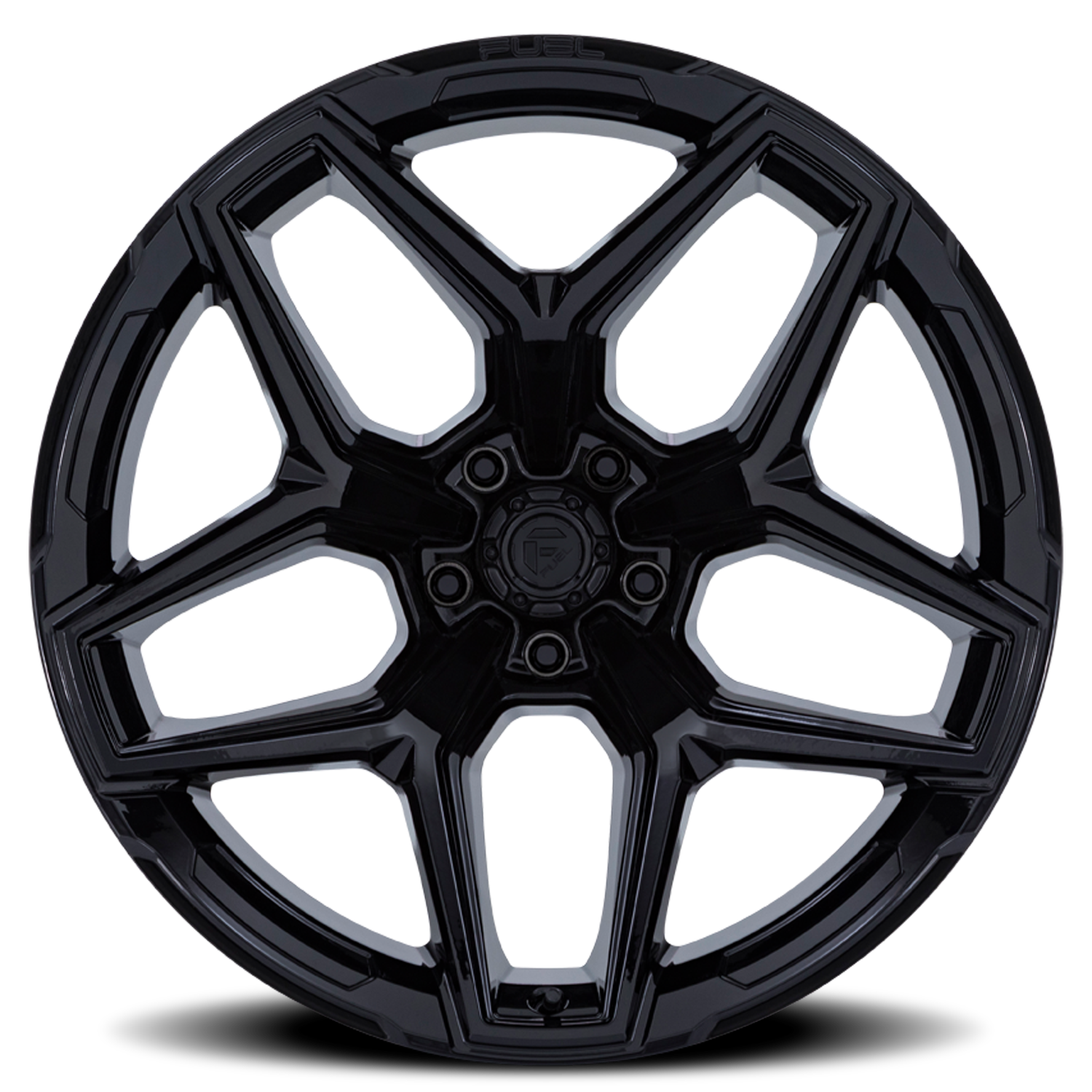 Aluminum Wheels 20X9 Flux 6 FC854BX 6 On 139.7 Gloss Black 106.1 Bore 1 Offset Fuel Off Road Wheels