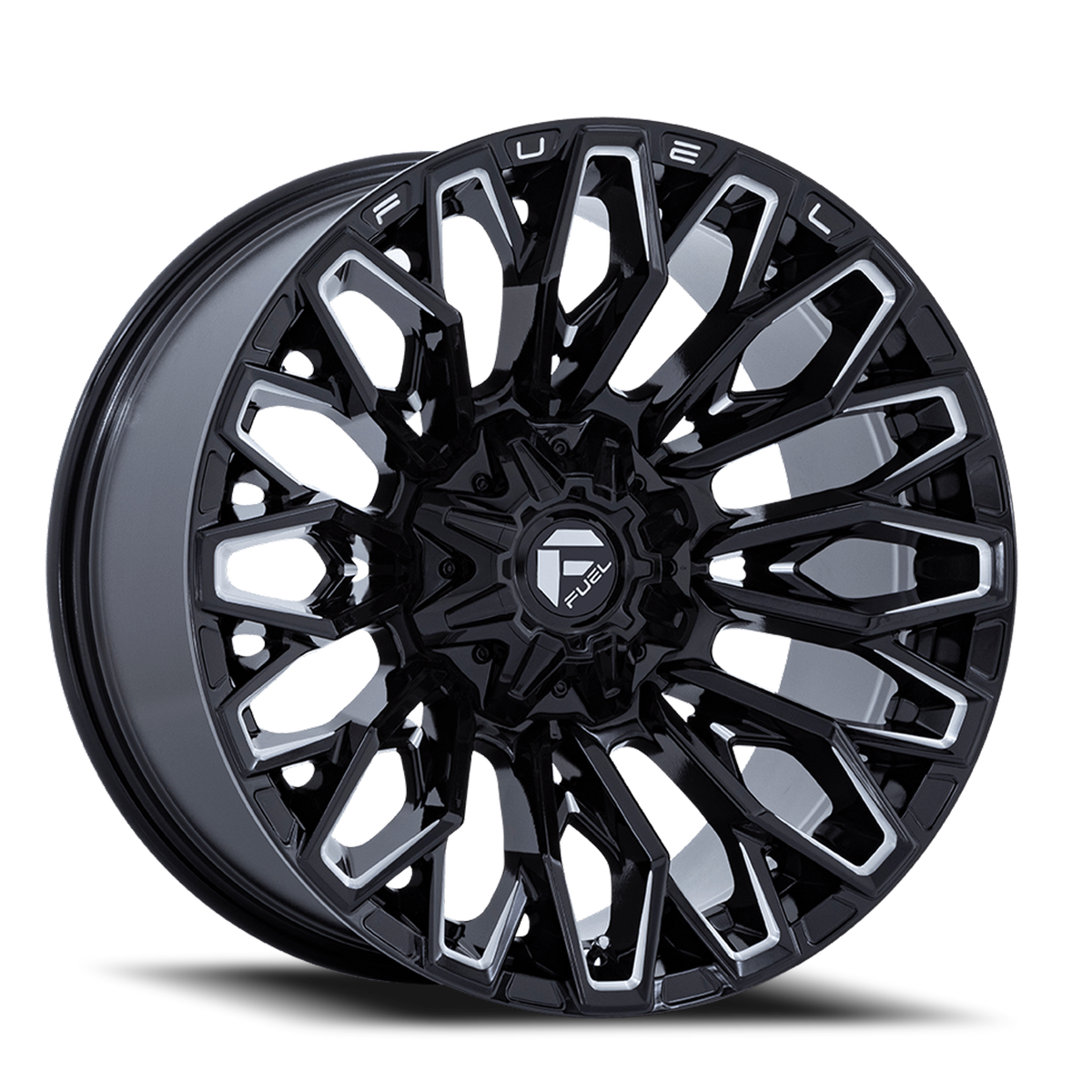 Aluminum Wheels 20X10 Strike FC865 BE 6 On 135/6 On 139.7 Gloss Black Milled 106.1 Bore -18 Offset Fuel Off Road Wheels