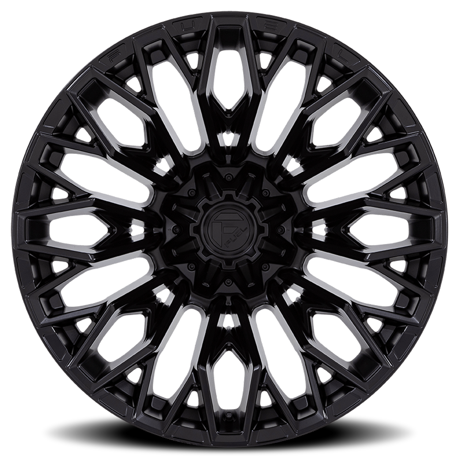 Aluminum Wheels 22X10 Strike FC865 MX 8 On 170 Blackout 125.1 Bore -18 Offset Fuel Off Road Wheels