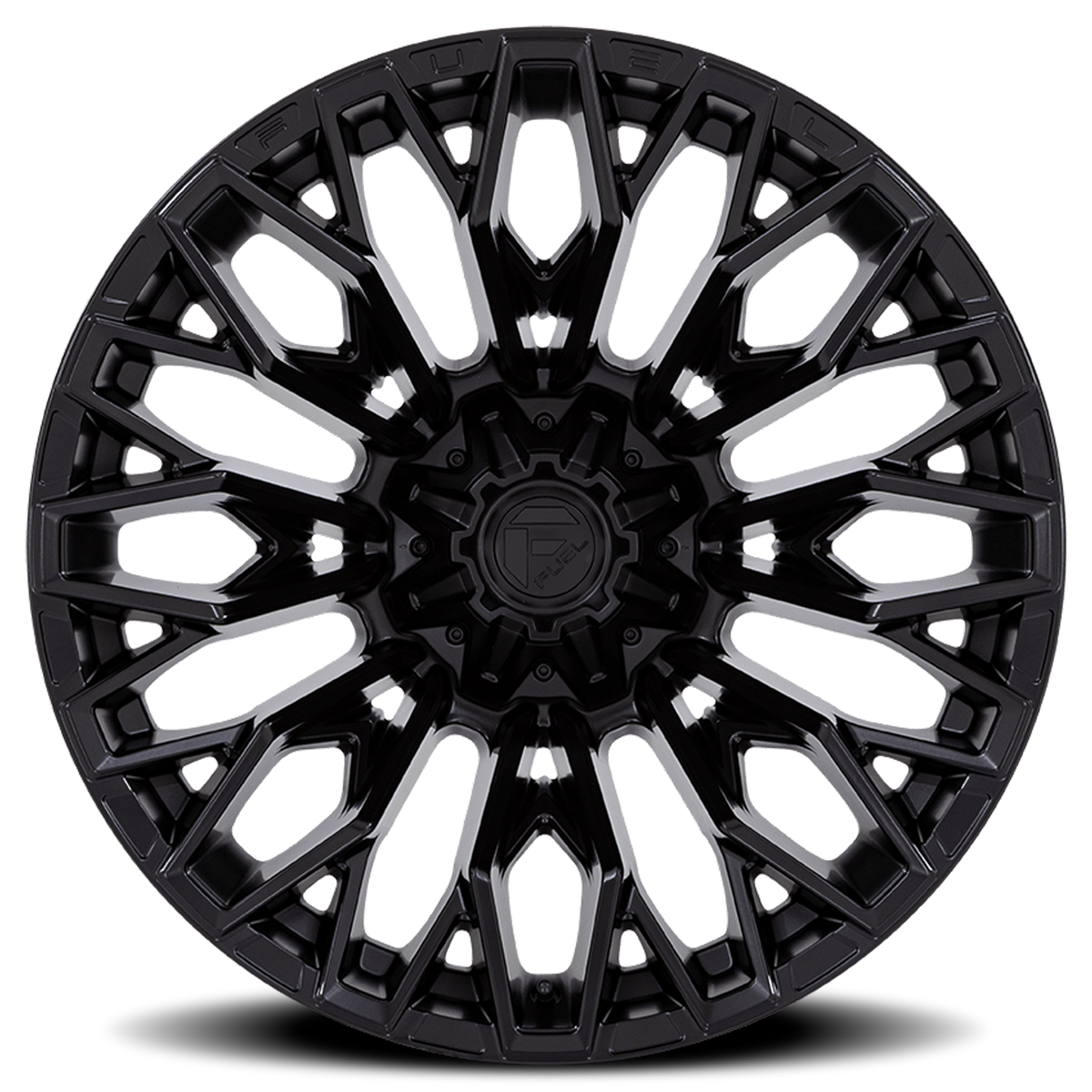 Aluminum Wheels 22X12 Strike FC865 MX 8 On 170 Blackout 125.1 Bore -44 Offset Fuel Off Road Wheels