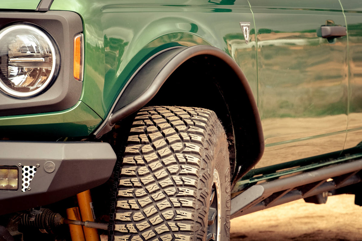 2021 2024 Ford Bronco Tube Fender Flares DV8 Offroad