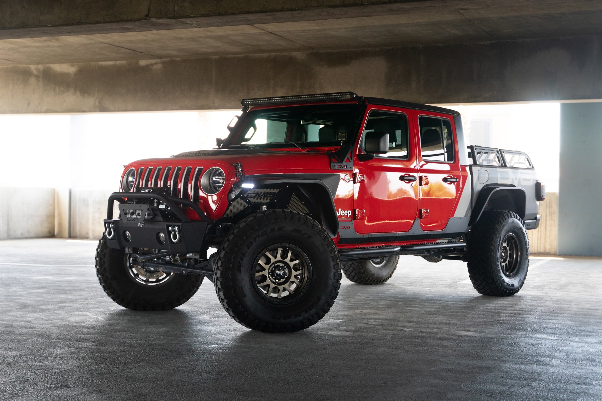 2020 2025 Jeep Gladiator JT Slim Fender Flares DV8 Offroad