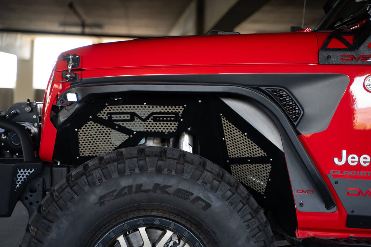 2020 2025 Jeep Gladiator JT Slim Fender Flares DV8 Offroad