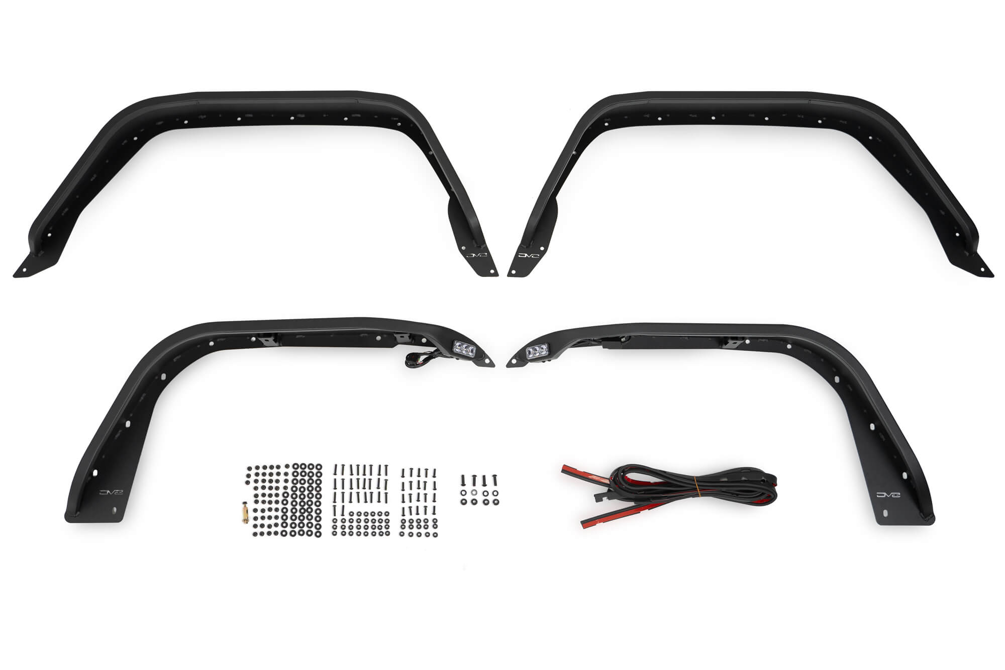 2020 2025 Jeep Gladiator JT Slim Fender Flares DV8 Offroad