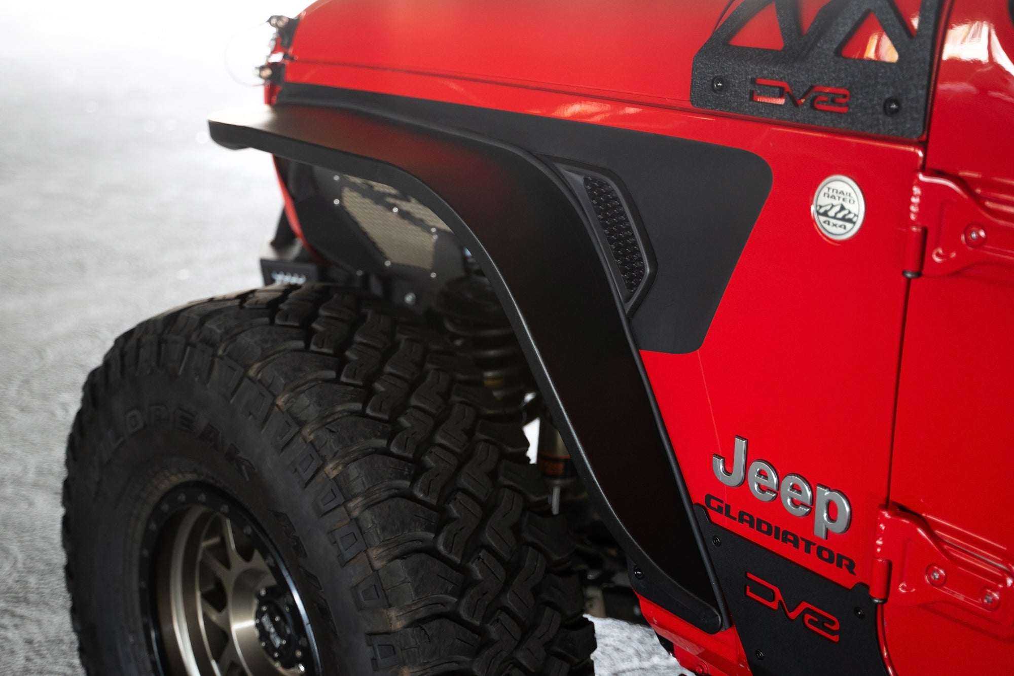 2020 2025 Jeep Gladiator JT Slim Fender Flares DV8 Offroad