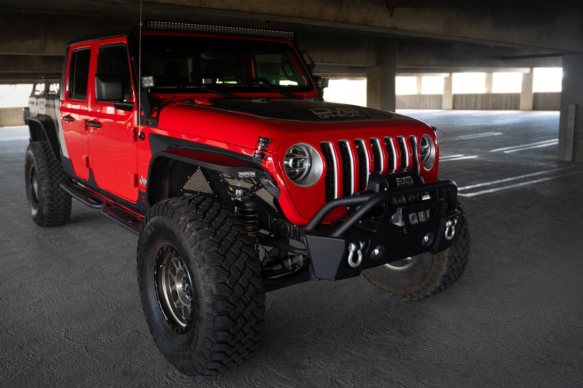 2020 2025 Jeep Gladiator JT Slim Fender Flares DV8 Offroad
