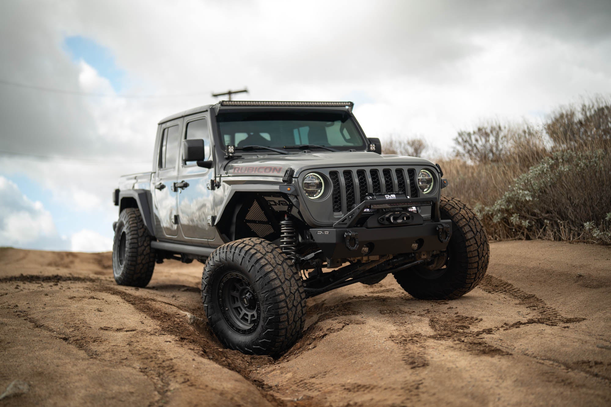 2020 2025 Jeep Gladiator JT Armor Fender Flares DV8 Offroad