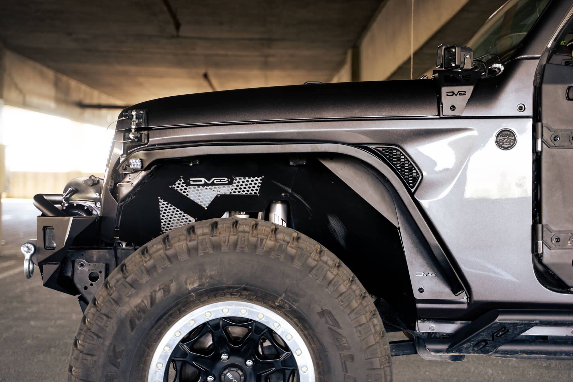 2018 2025 Jeep Wrangler JL JLU Slim Fender Flares DV8 Offroad