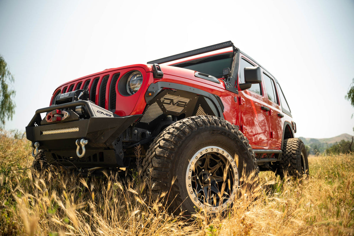 2018 2025 Jeep Wrangler JL, JLU Fender Deletes DV8 Offroad