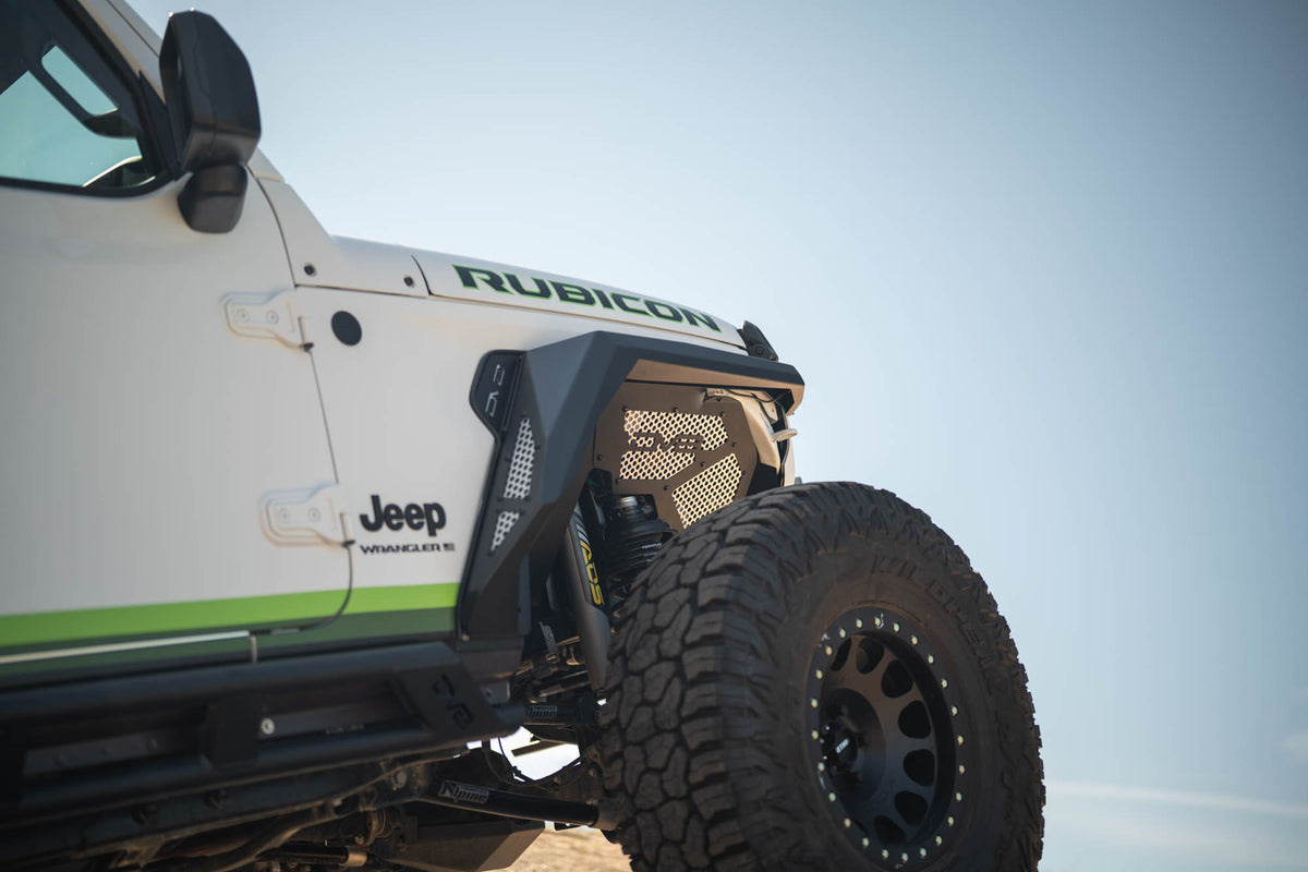 2018 2025 Jeep Wrangler JL Armor Fender Flares DV8 Offroad