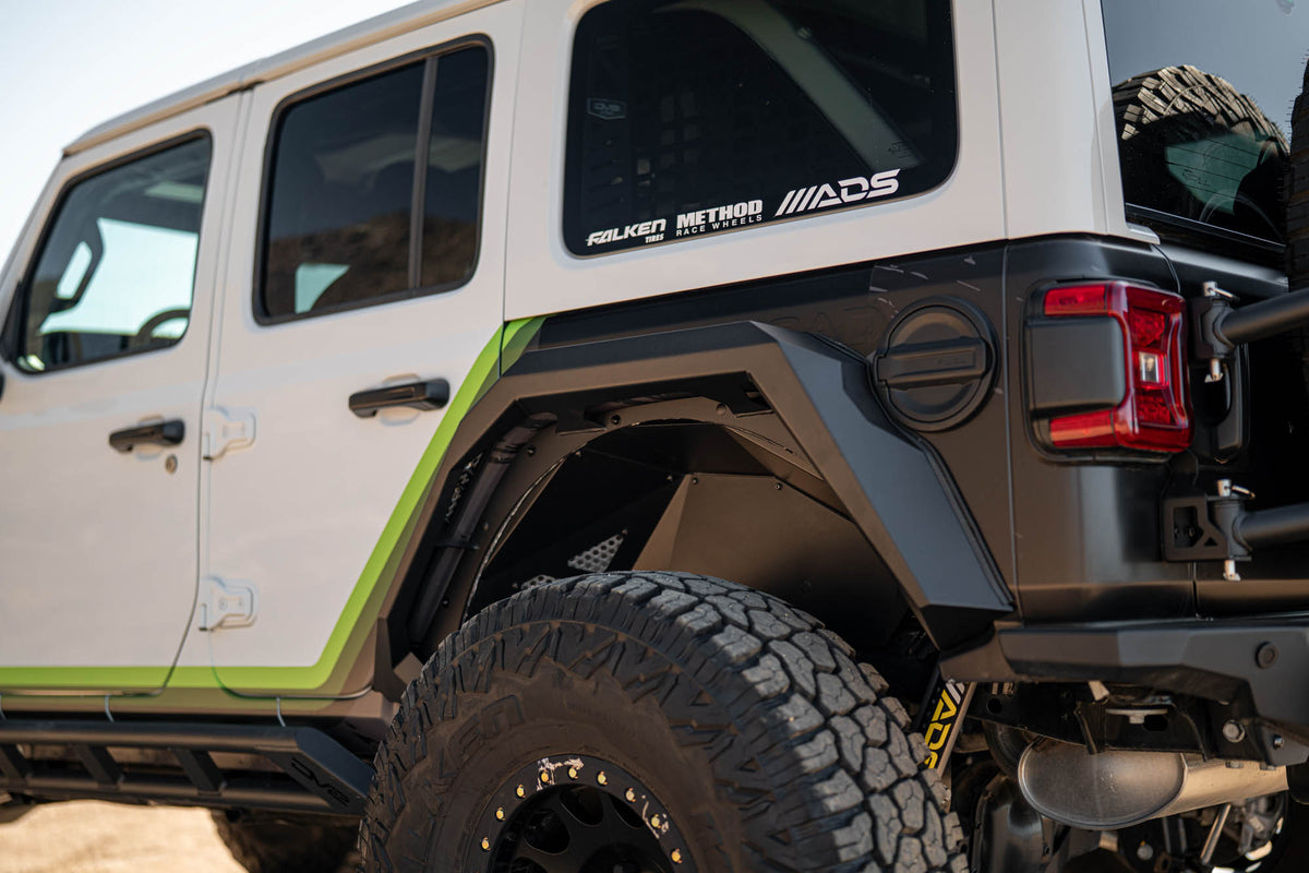 2018 2025 Jeep Wrangler JL Armor Fender Flares DV8 Offroad