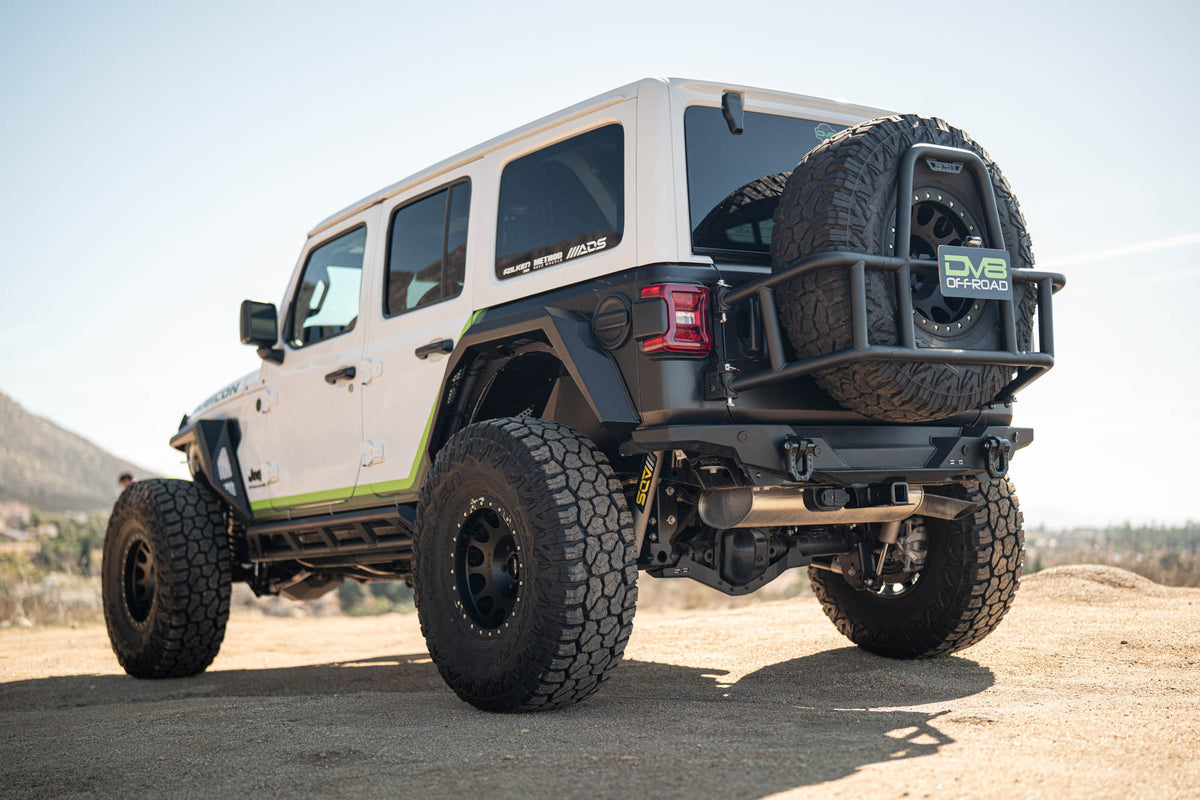 2018 2025 Jeep Wrangler JL Armor Fender Flares DV8 Offroad