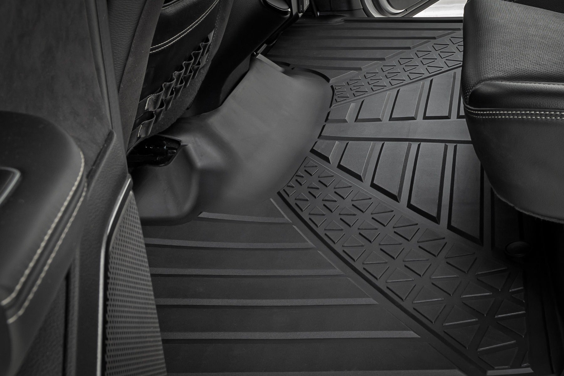 Flex-Fit Floor Mats FR & RR Crew Ram 1500 (19-24)/1500 TRX (21-24) Rough Country