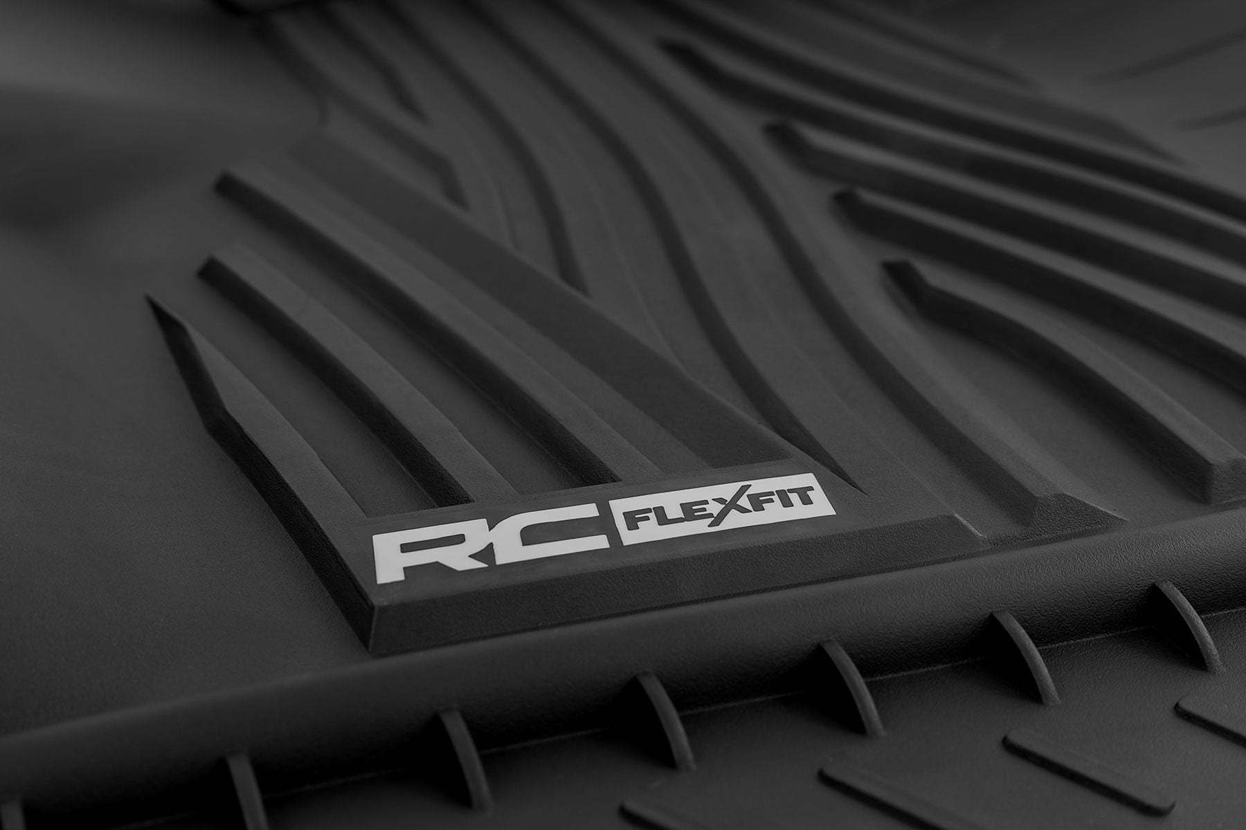 Flex-Fit Floor Mats Front Ford F-150 (15-26)/F-150 Lightning (22-26)/Raptor (17-25) Rough Country