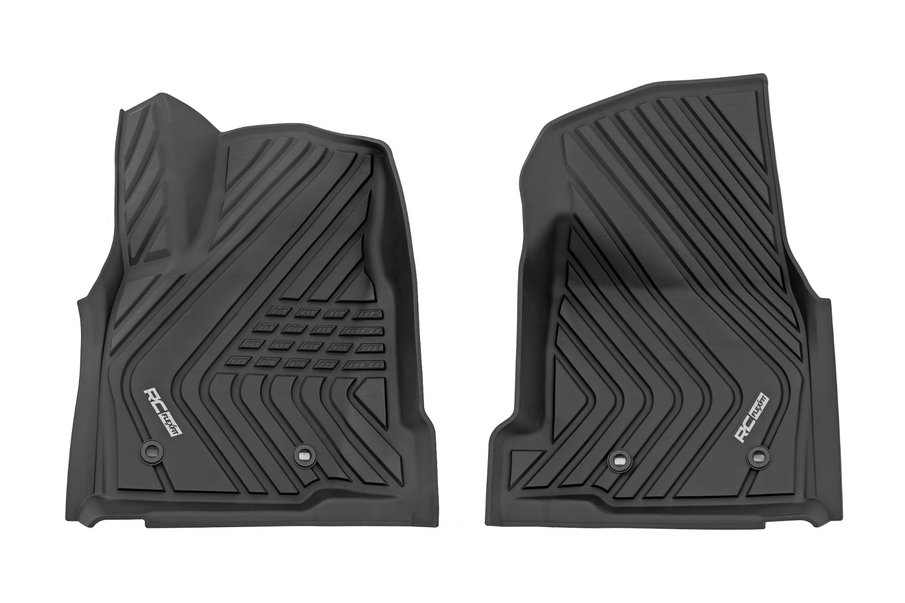 Flex Fit Floor Mats Front Crew Toyota Tacoma 2WD/4WD (2024-2026) Rough Country
