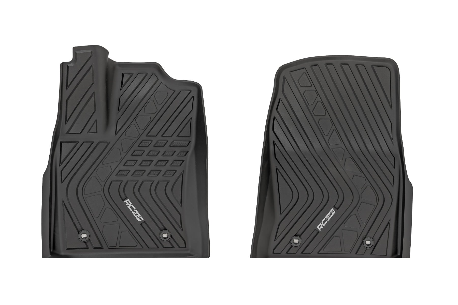 Flex-Fit Floor Mats FR CrewMax Toyota Tundra 2WD/4WD (2022-2026) Rough Country
